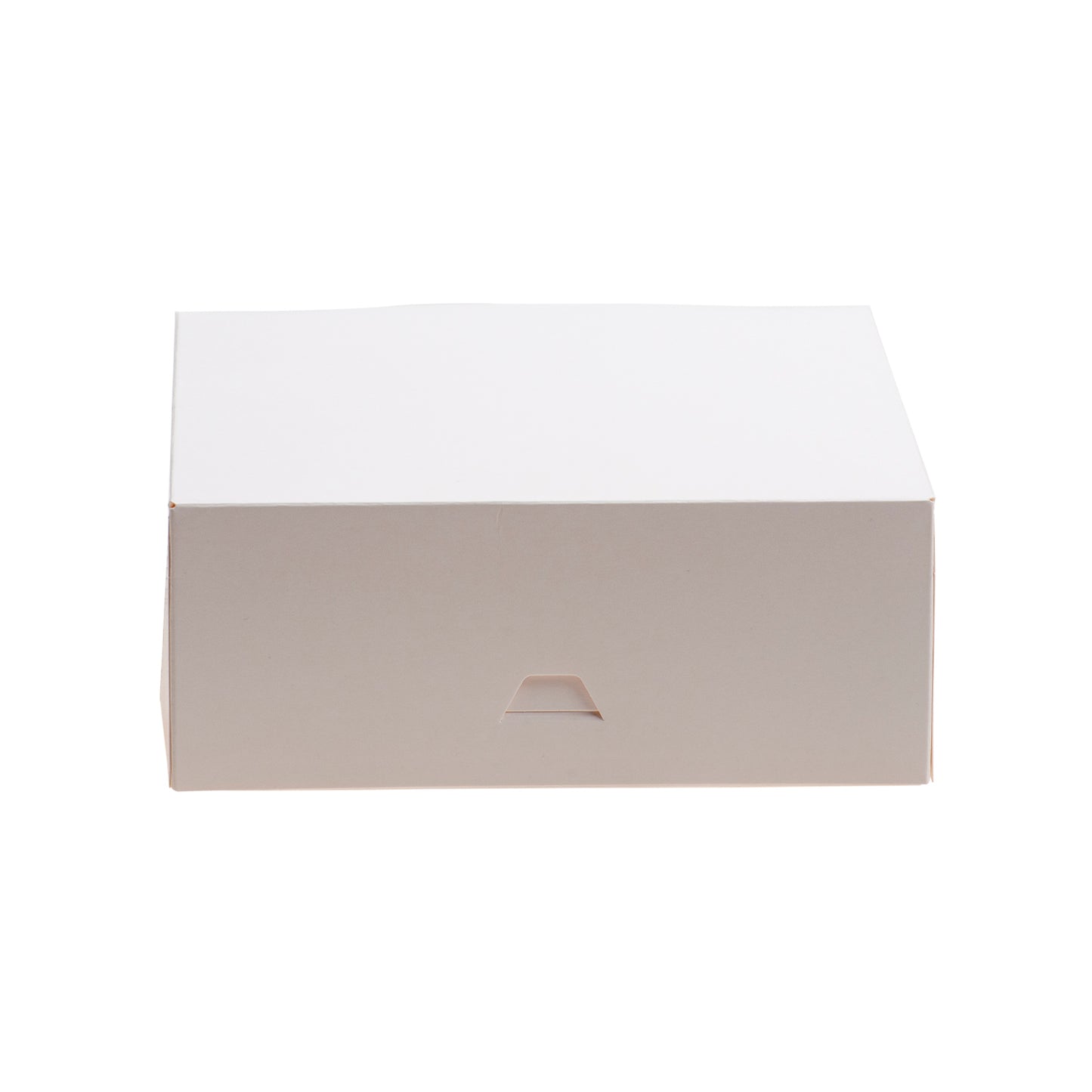 CAJA TARTA BLANCA CARTÓN 20X20X8CM