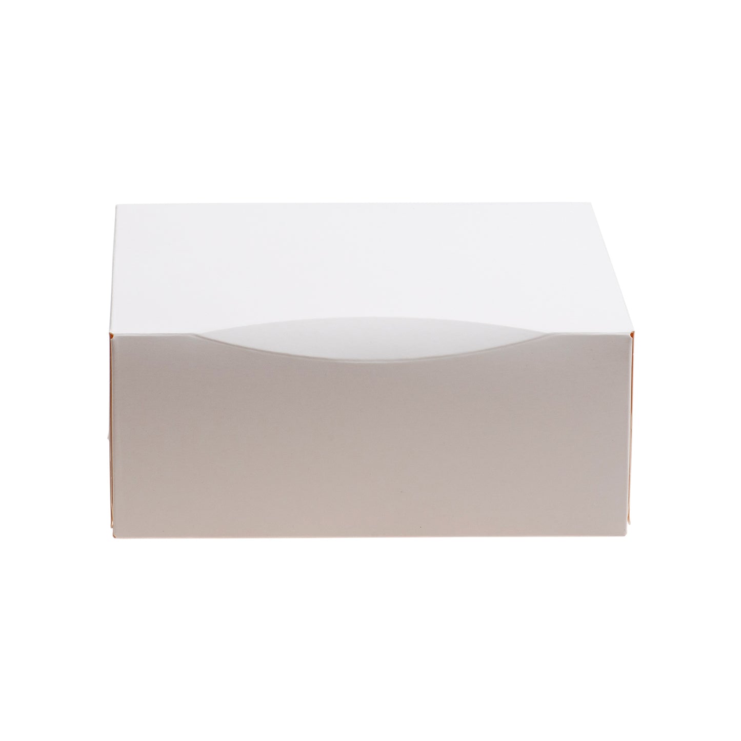 BOÎTE PÂTISSIÈRE EN CARTON BLANC 20X20X8CM