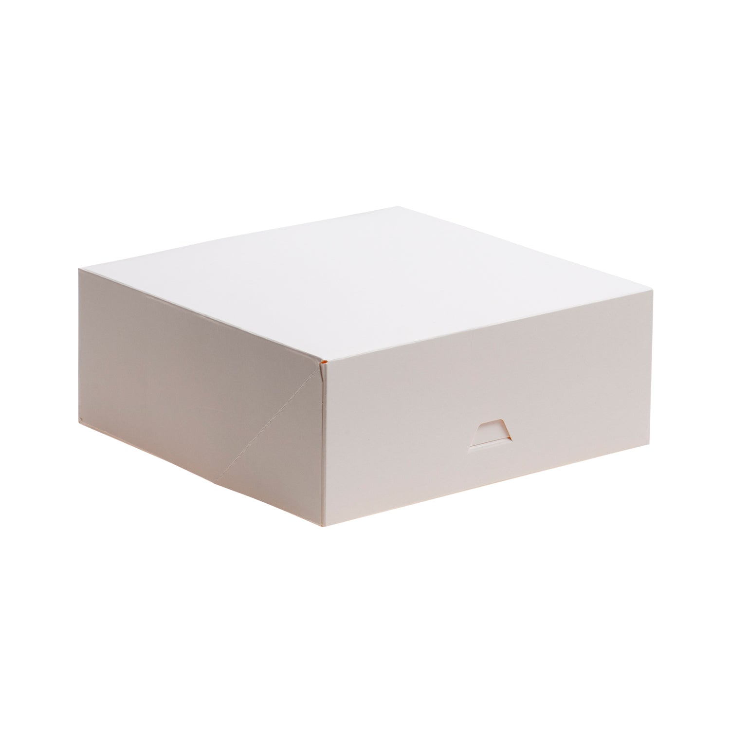 CAJA TARTA BLANCA CARTÓN 20X20X8CM