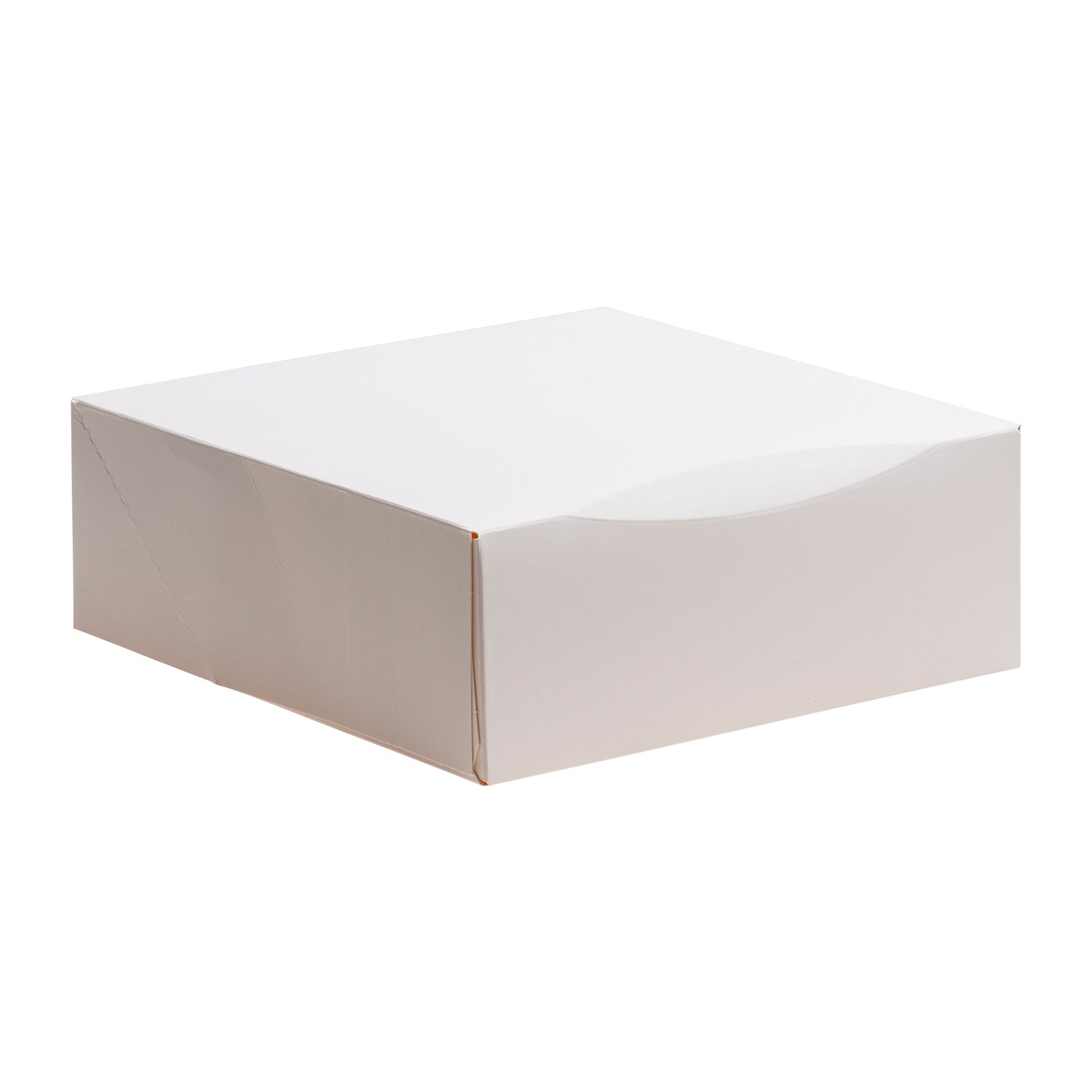 SCATOLA PER DOLCI IN CARTONE BIANCO 28X28X8CM
