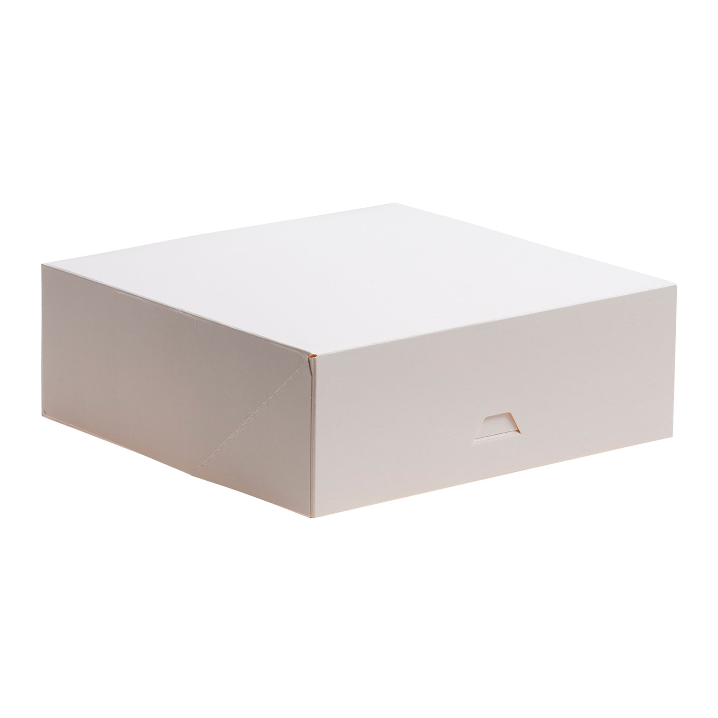 SCATOLA PER DOLCI IN CARTONE BIANCO 28X28X8CM