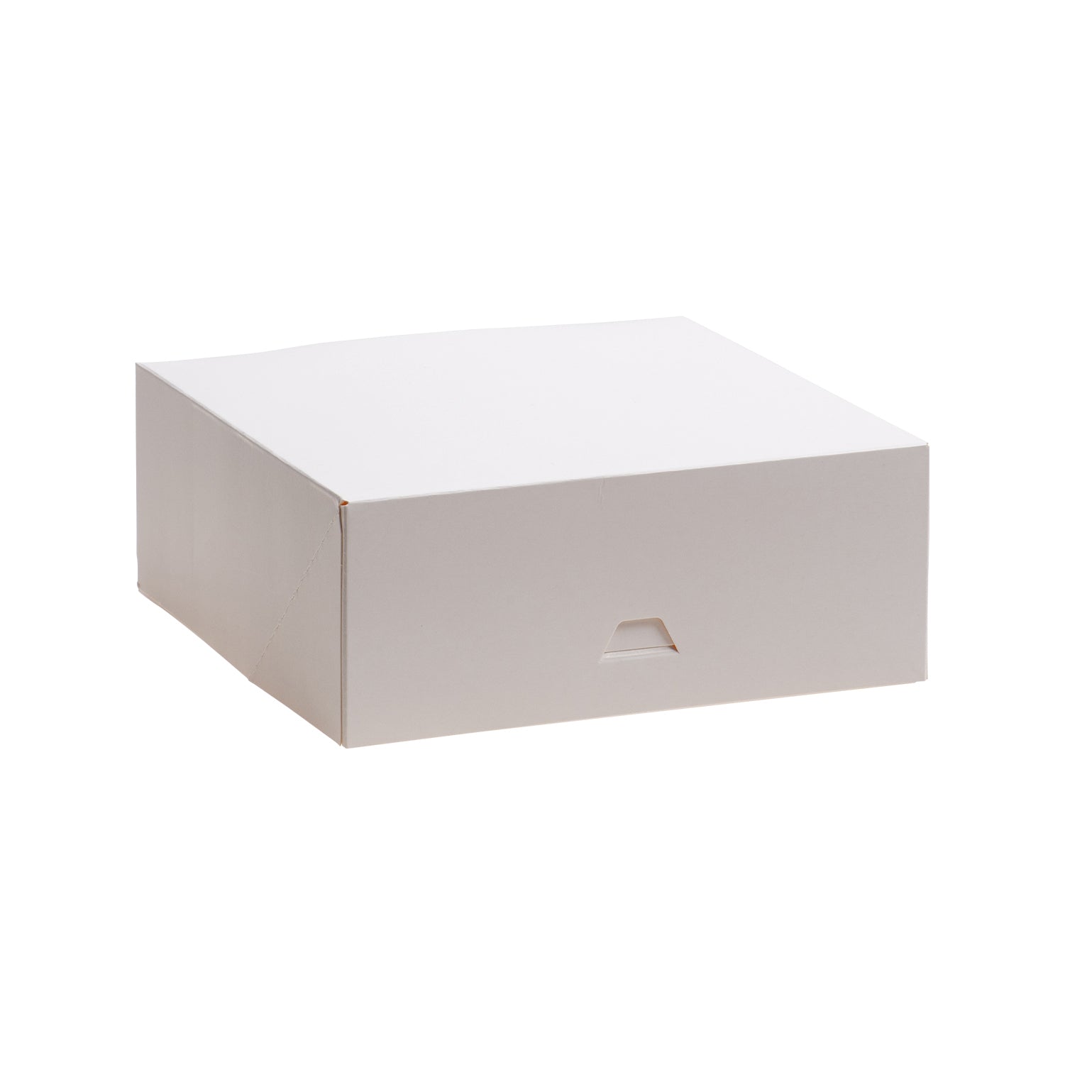 SCATOLA PER DOLCI IN CARTONE BIANCO 23X23X8CM