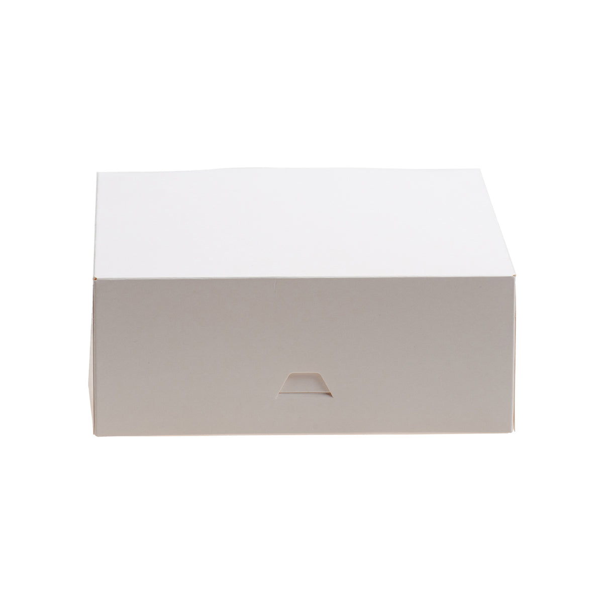 SCATOLA PER DOLCI IN CARTONE BIANCO 23X23X8CM