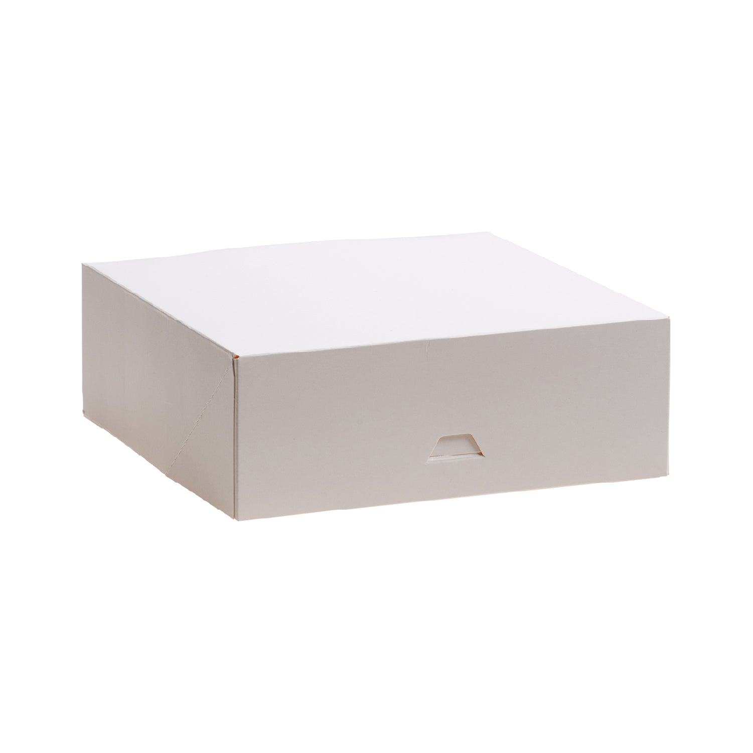 SCATOLA PER DOLCI IN CARTONE BIANCO 26X26X8CM