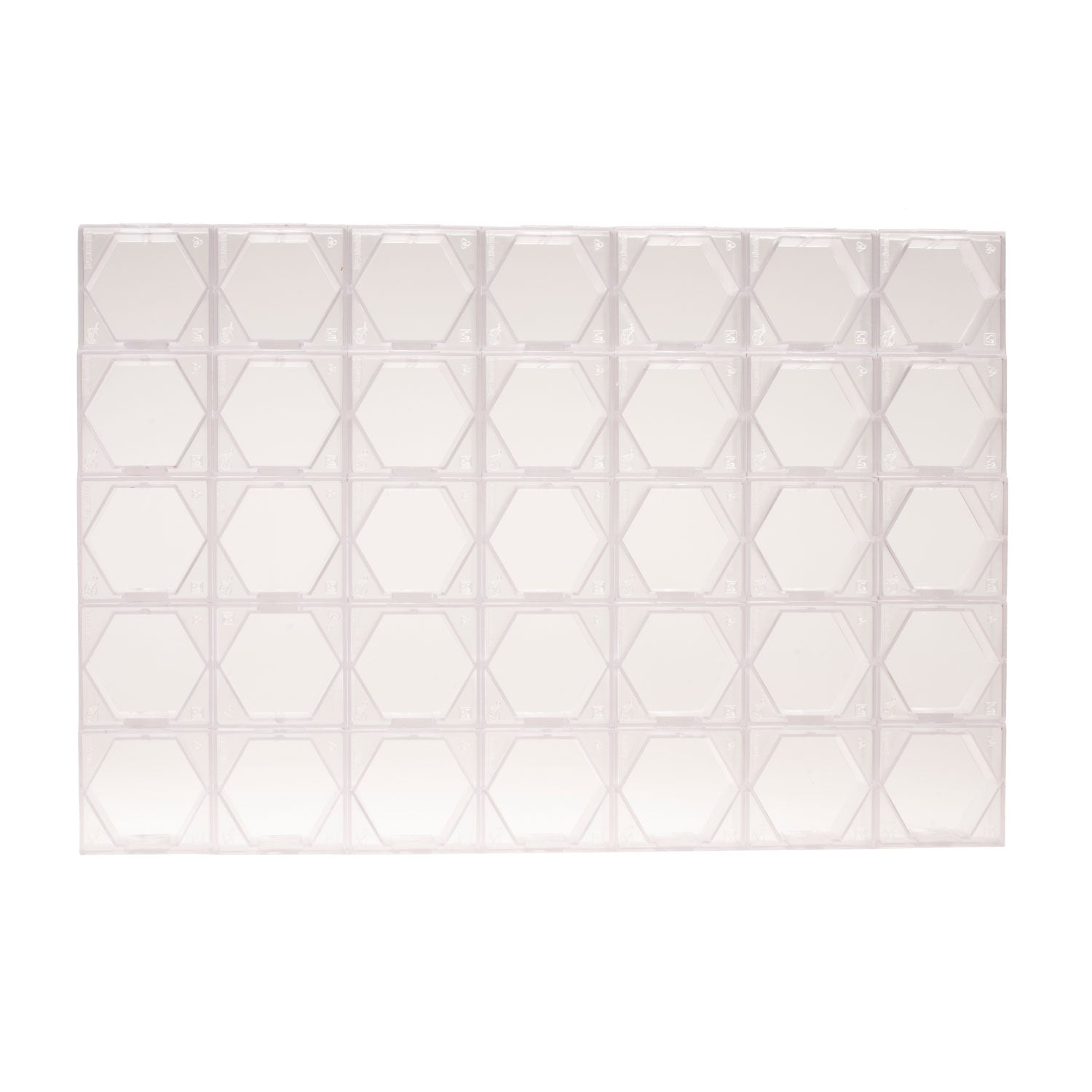 PLACA FORMA HEXAGONAL 35 UNIDADES