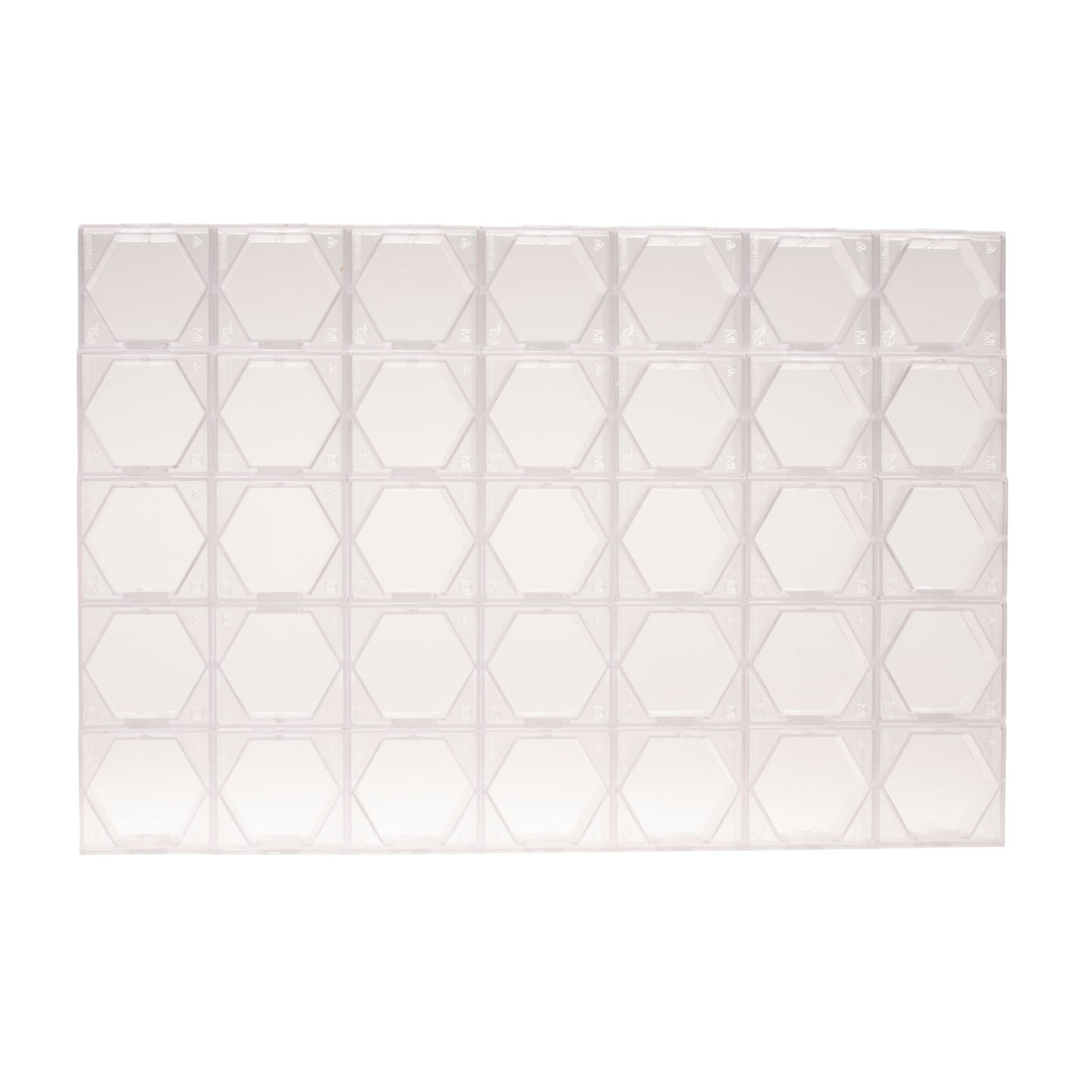 PLACA FORMA HEXAGONAL 35 UNIDADES