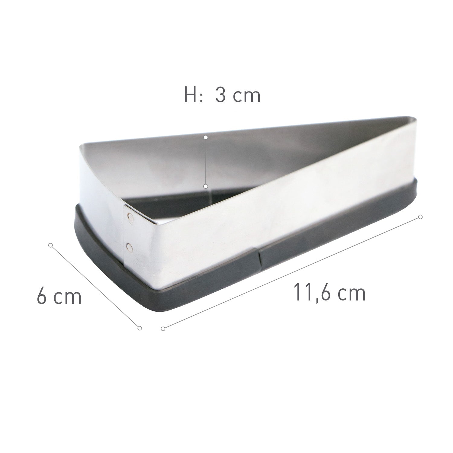 TAGLIABISCOTTI IN ACCIAIO INOX FETTA 116,2X60,9X60,9XH30MM