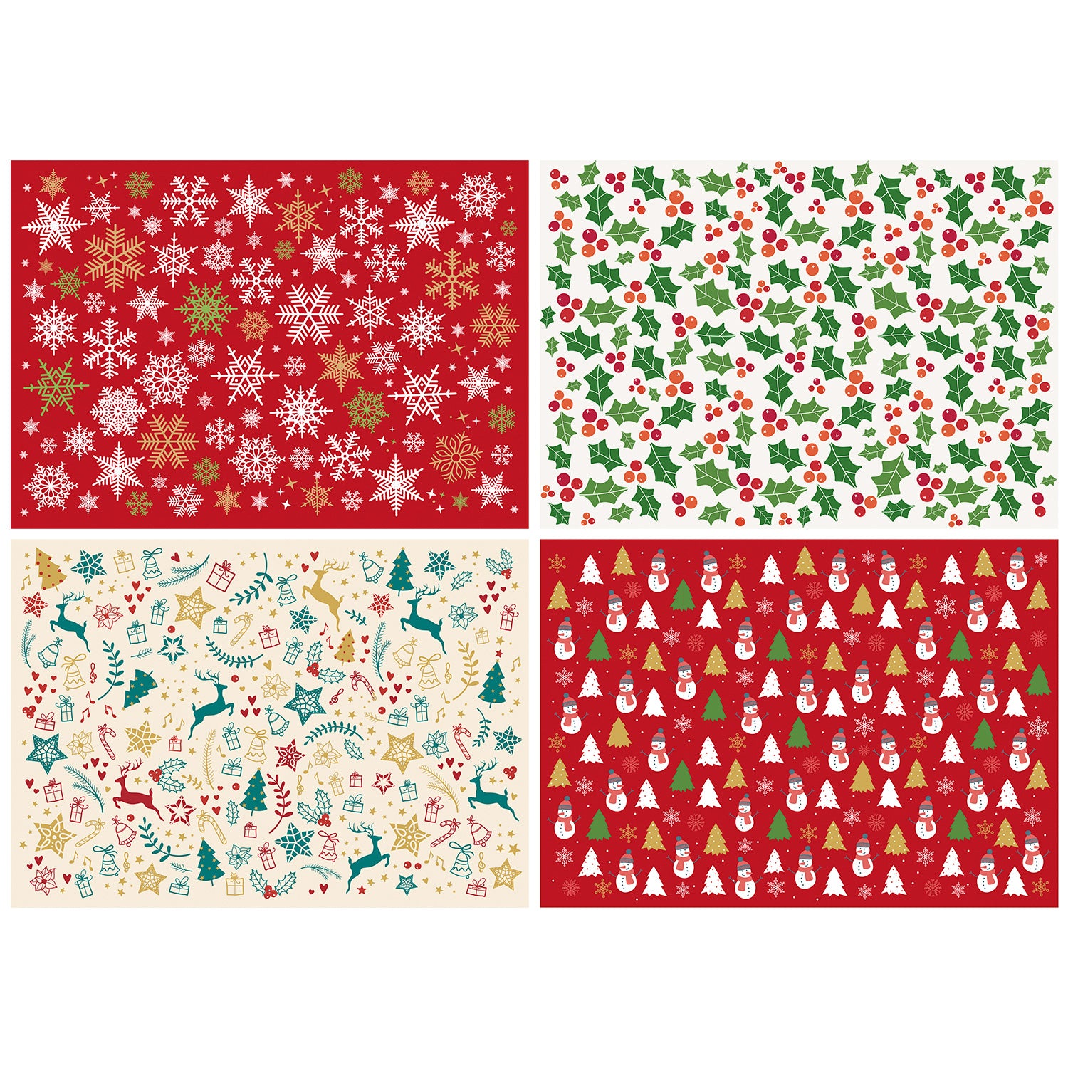 TRANSFER CHOCOLATE SHEET CHRISTMAS 21X14,8CM