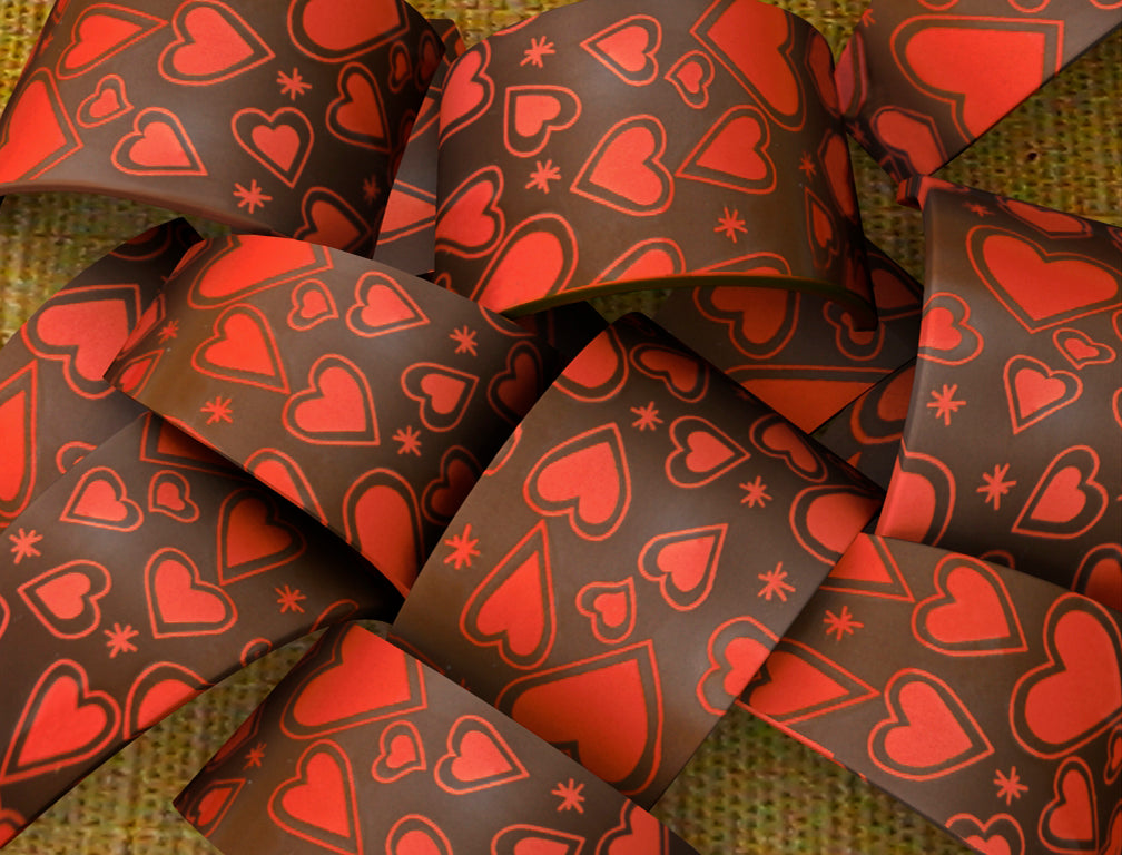 SORT. 4 LÂMINAS SERIGRAFIA S. VALENTIM 30X40 cm