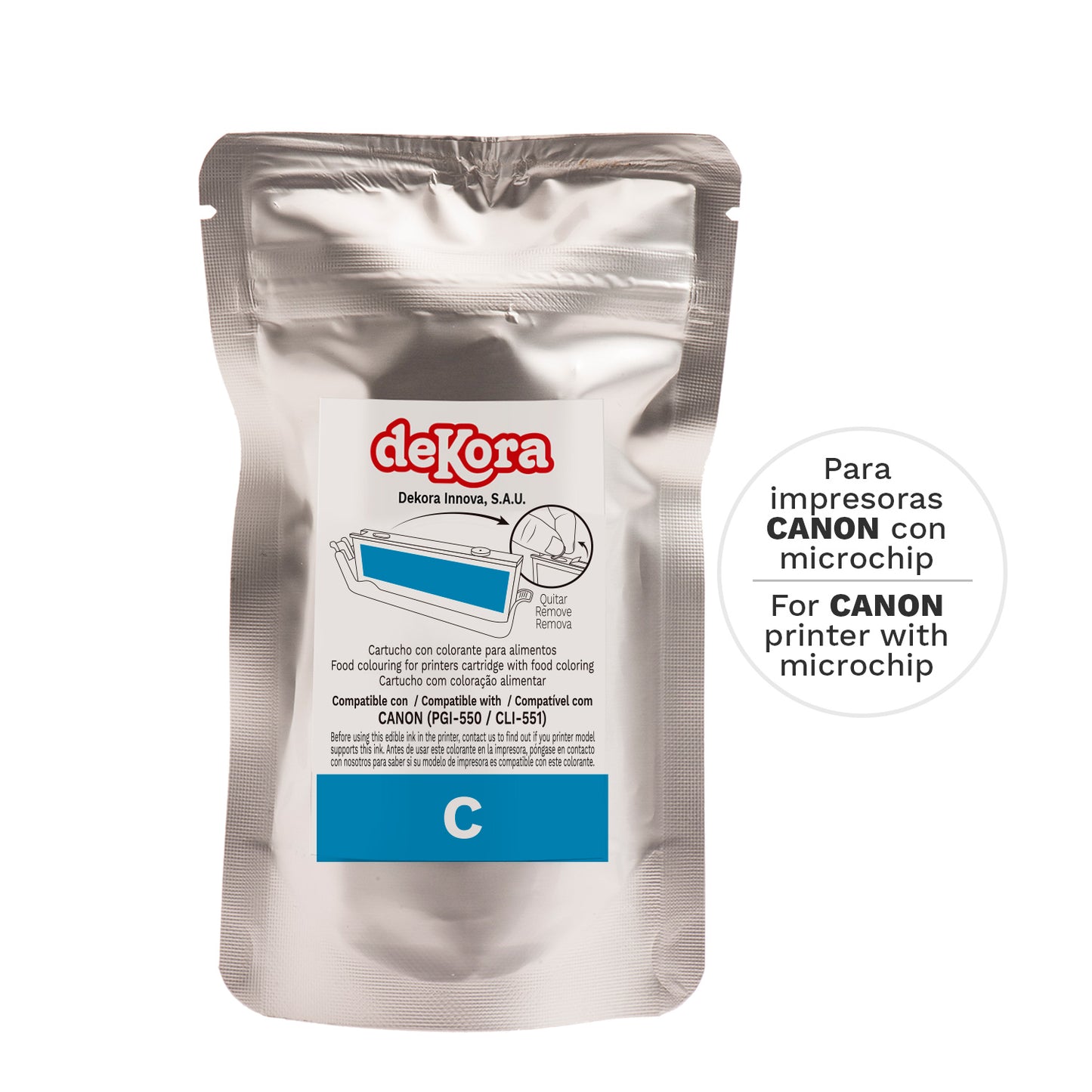 CARTUCCIA INCHIOSTRO PGI-550+CLI-551 CIANO