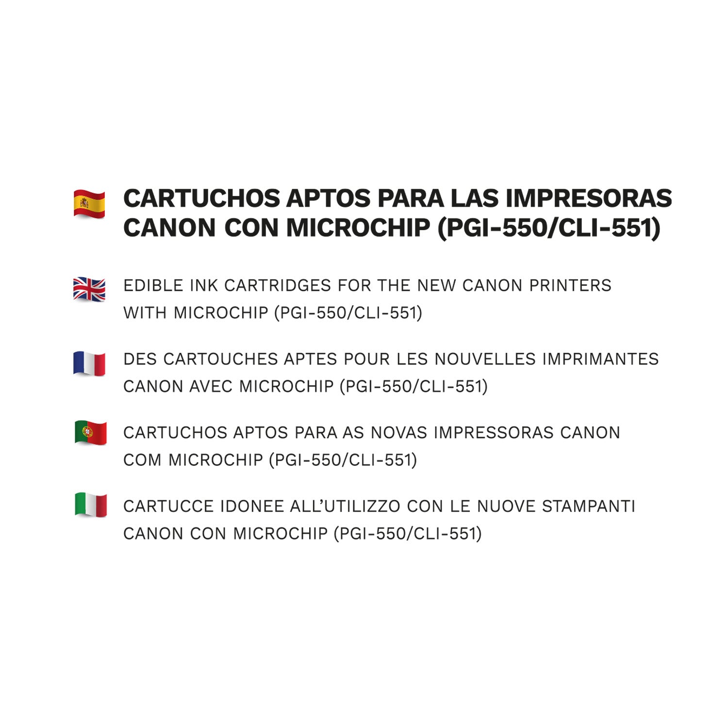 CARTUCCIA INCHIOSTRO PGI-550+CLI-551 GIALLO