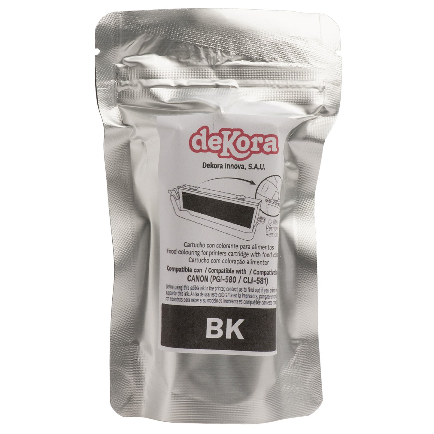 BIG BLACK EDIBLE INK CARTRIDGE FOR CANON PGI580