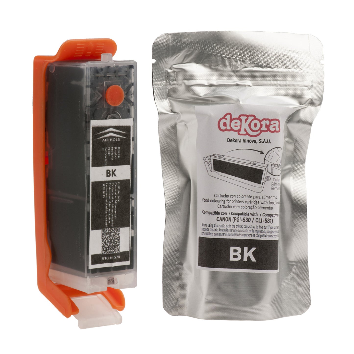 BIG BLACK EDIBLE INK CARTRIDGE FOR CANON PGI580