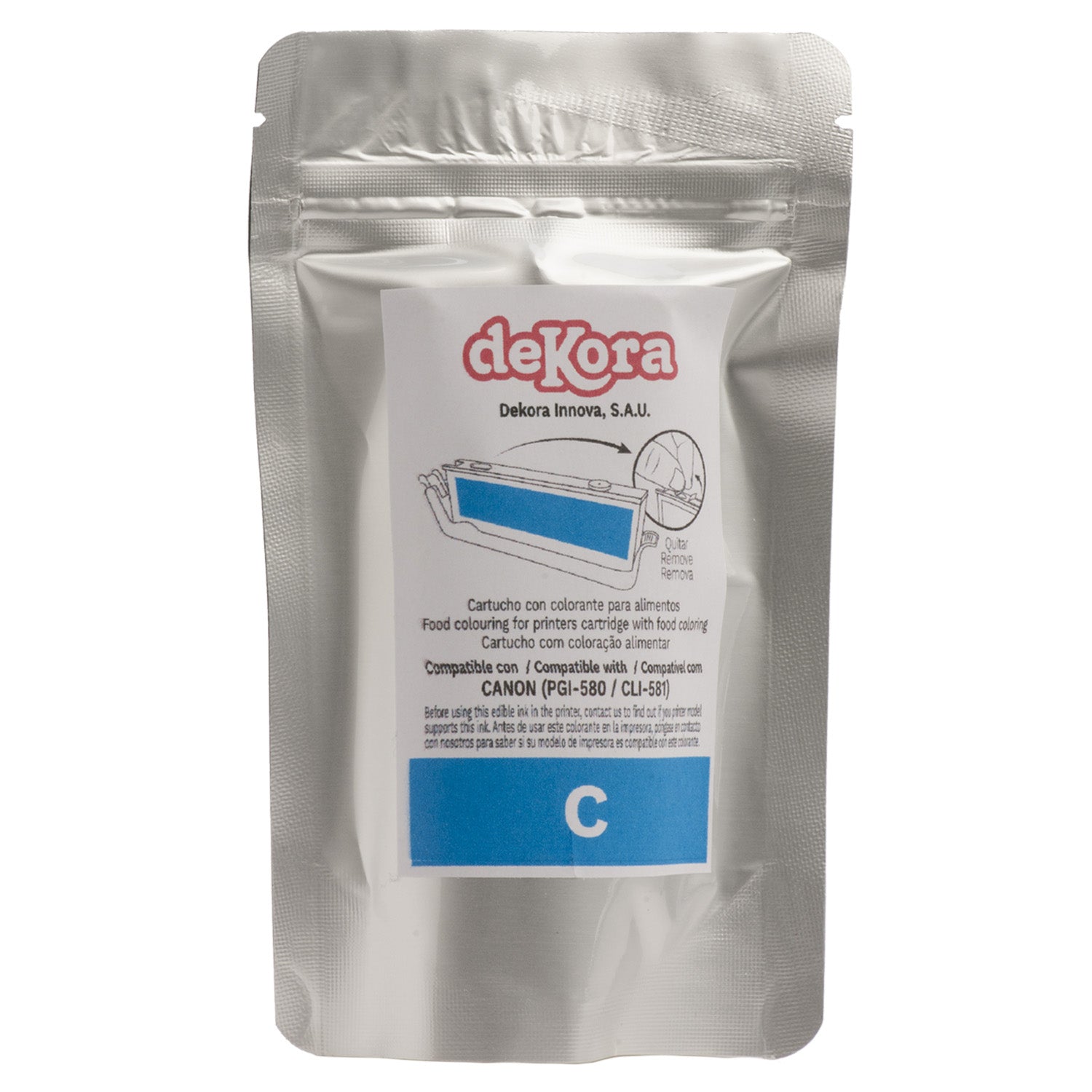 CARTUCCE D'INCHIOSTRO COMMESTIBILE CIANO CANON PGI580