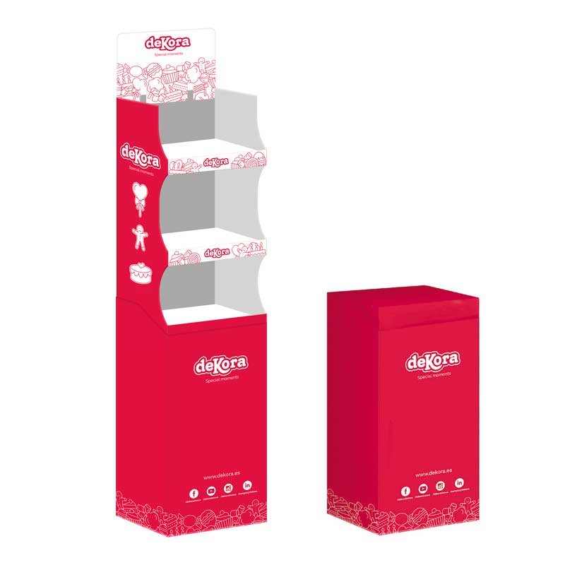 ESPOSITORE CARTONE CANGURO 400X300X860 MM