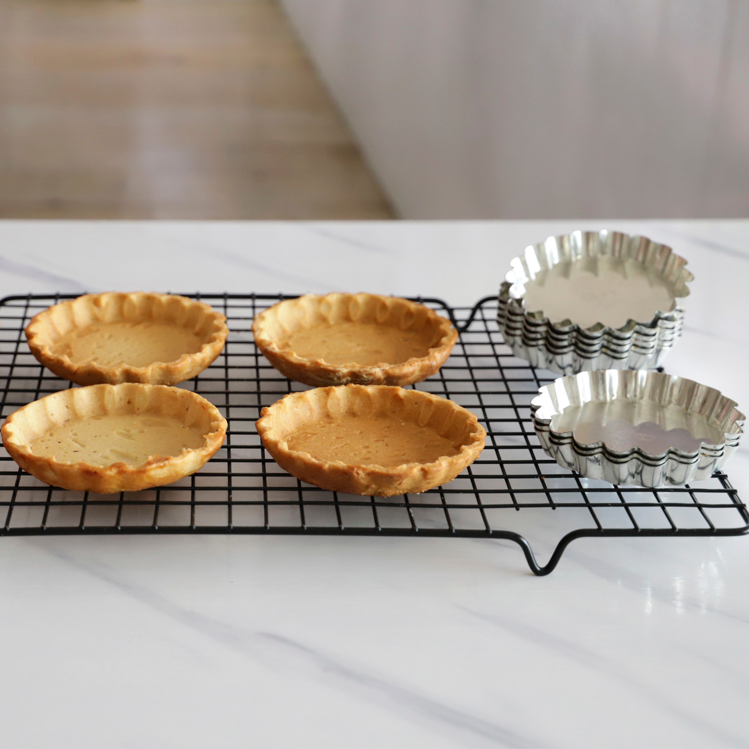 BLISTER 12 MOLDES REDONDOS TARTALETAS Ø 9CM H 1,5CM