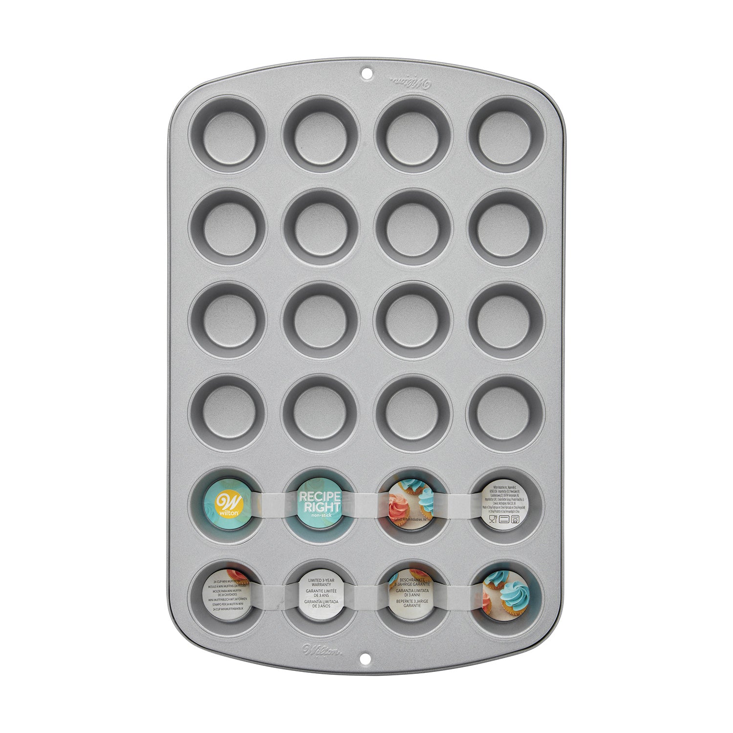 WILTON RECIPE RIGHT® FORMA MINI MUFFIN 24 CAVIDADES