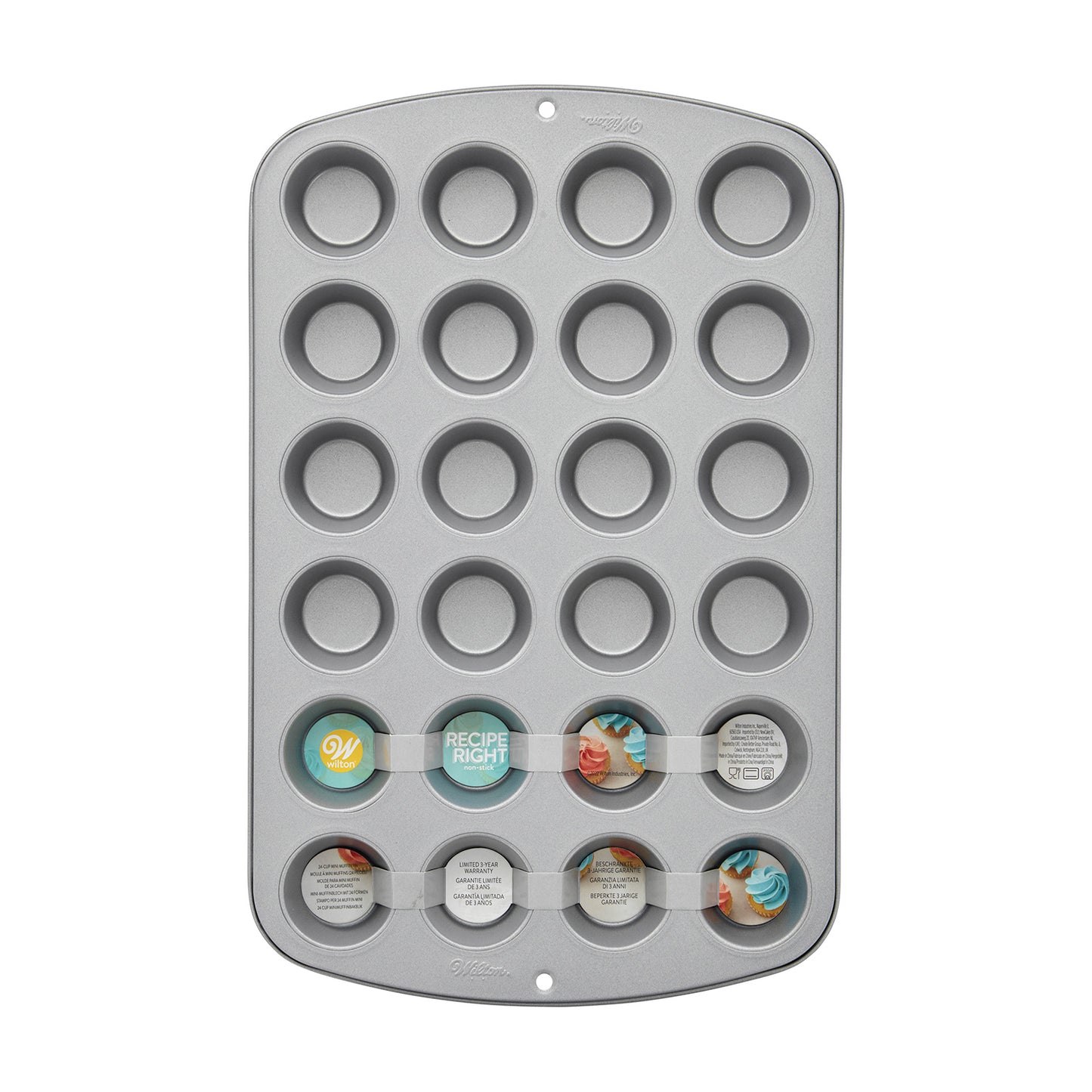 WILTON RECIPE RIGHT® FORMA MINI MUFFIN 24 CAVIDADES