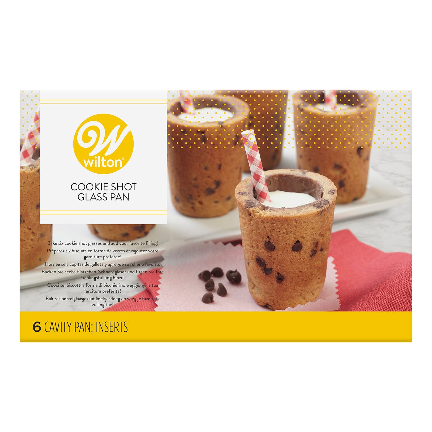 WILTON COOKIE SHOT GLASS PAN 23.6X6.7X15CM