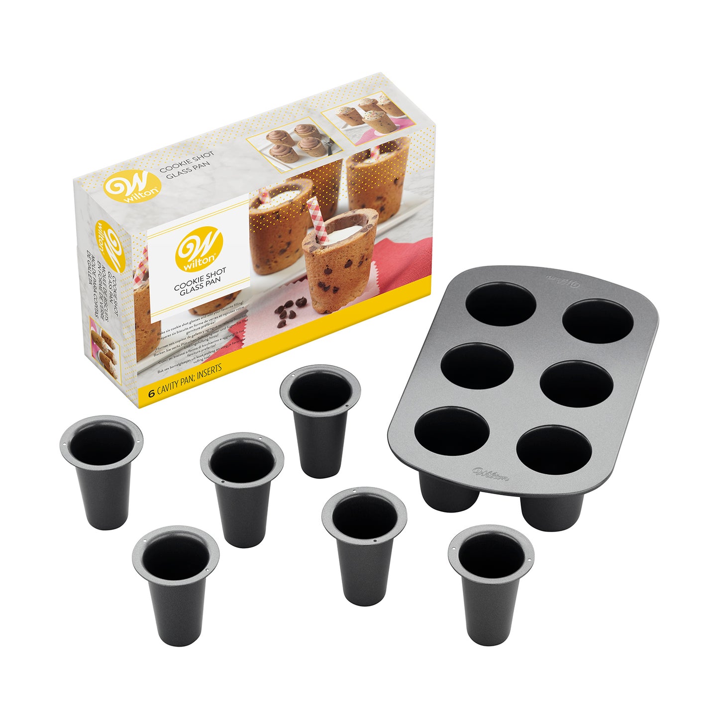 WILTON MOLDE TIPO VASITO O CHUPITO DE GALLETA