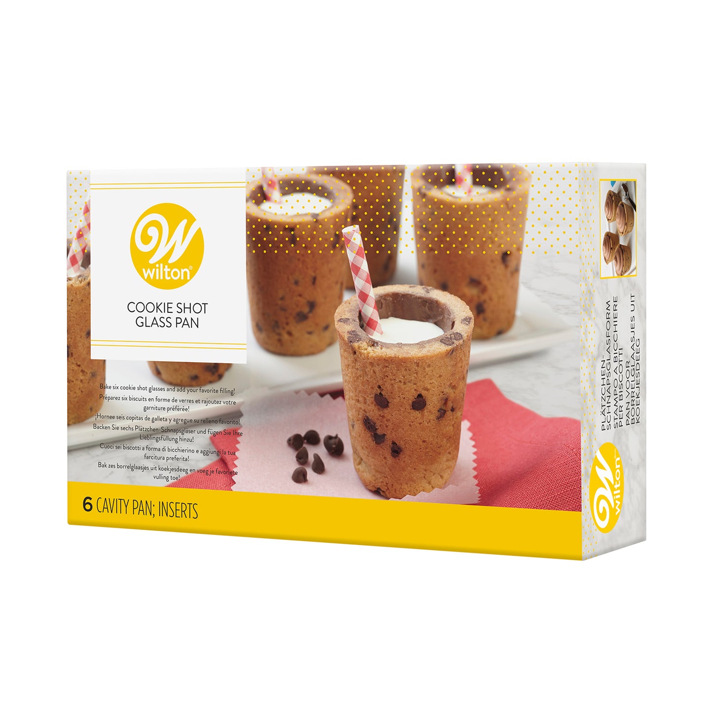 WILTON COOKIE SHOT GLASS PAN 23.6X6.7X15CM