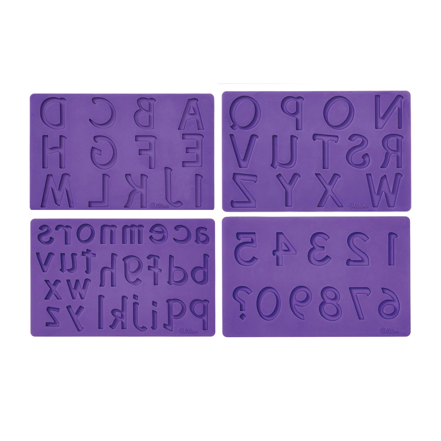 WILTON FORMA LETRAS E NUMEROS