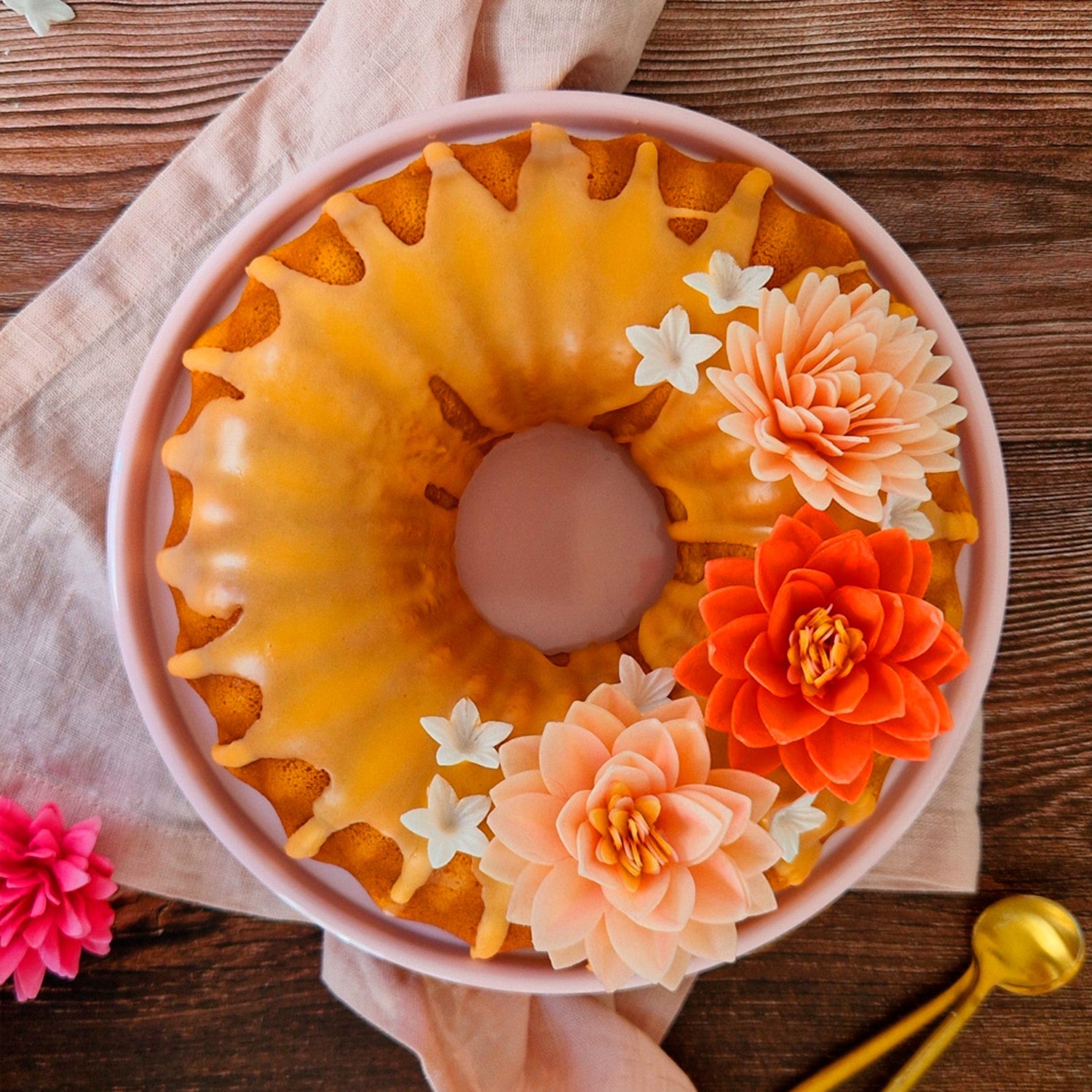 Orange Bundt Cakes